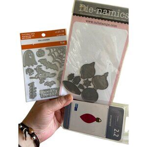 QuicKutz Die Namics, MFT Stamps Ornament & Halloween Cutting Dies Set Of 3
